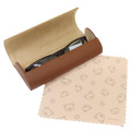 Japan San-X Glasses Case - Rilakkuma : Face Flocked - 2