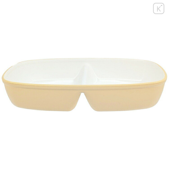 Japan San-X Divided Plate - Rilakkuma : Beige White - 2