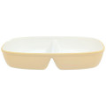 Japan San-X Divided Plate - Rilakkuma : Beige White - 2