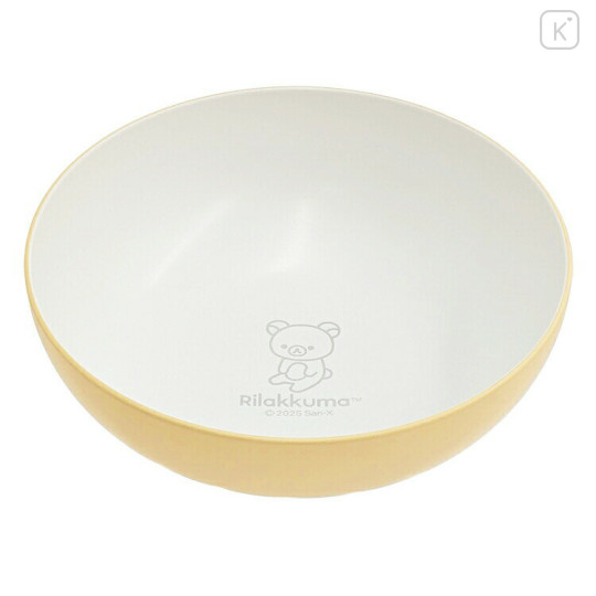 Japan San-X Melamine Plate 16cm - Rilakkuma : Beige White - 3