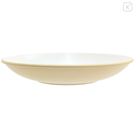 Japan San-X Melamine Plate 22.5cm - Rilakkuma : Beige White - 2