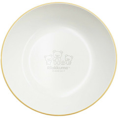 Japan San-X Melamine Plate 24cm - Rilakkuma : Beige White