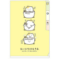 Japan San-X 3 Pockets A6 Index File Holder - Mainichi Hamuchima : Little Moments of Joy - 1