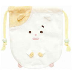 Japan San-X Plush Drawstring Bag - Mainichi Hamuchima : Little Moments of Joy