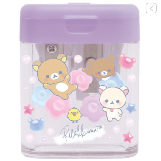 Japan San-X Pencil Sharpener - Rilakkuma : Happy School - 2