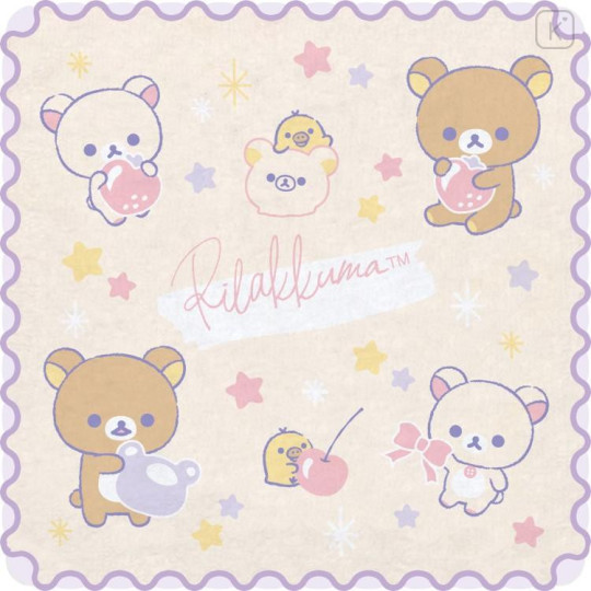 Japan San-X Mini Towel Set - Rilakkuma : Happy School - 4