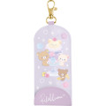 Japan San-X Key Case with Reel - Rilakkuma : Happy School - 1