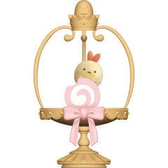 Japan San-X Petit Collection Scene Mascot - Sumikko Gurashi : Cake Stand Ebifurai no Shippo