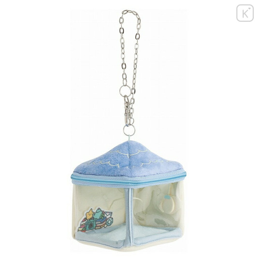 Japan San-X Clear Pouch Keychain - Sumikko Gurashi : Sumikko's Favorite - 1