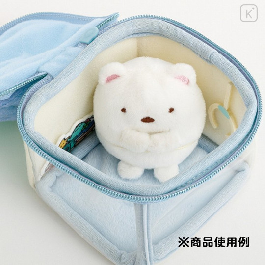 Japan San-X Clear Pouch Keychain - Sumikko Gurashi : Sumikko's Favorite - 3