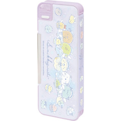 Japan San-X Soft Pencil Case - Sumikko Gurashi : Go Go School Purple