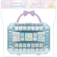 Japan San-X Stamp Chops Set (L) - Sumikko Gurashi : Blue