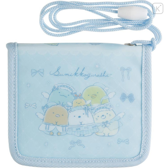 Japan San-X Kids Wallet - Sumikko Gurashi : Blue - 1