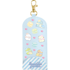 Japan San-X Pass Case & Key Case with Reel - Sumikko Gurashi : Happy School
