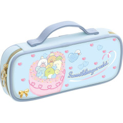 Japan San-X Pen Pouch - Sumikko Gurashi : Happy School Blue