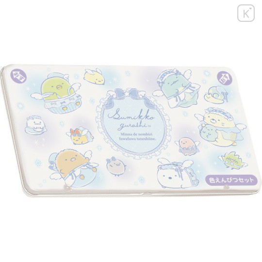 Japan San-X 12 Colored Pencil Set - Sumikko Gurashi : Go Go School B - 1