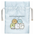 Japan San-X Satin Drawstring Bag - Sumikko Gurashi : Sumikko's Favorite - 1