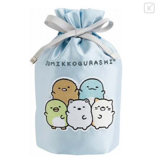 Japan San-X Satin Drawstring Bag - Sumikko Gurashi : Sumikko's Favorite - 3