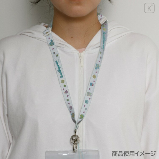Japan San-X Reflector Neck Strap - Sumikko Gurashi : Happy School A - 3