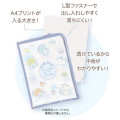 Japan San-X A4 Flat Pouch - Sumikko Gurashi : Go Go School - 2