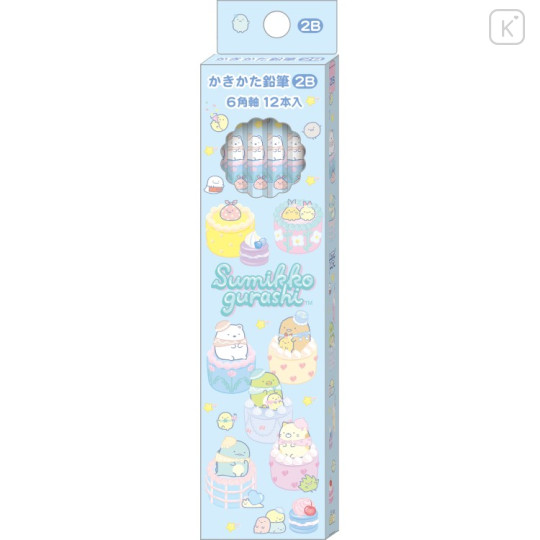 Japan San-X 2B Pencil Set - Sumikko Gurashi : Happy School - 1