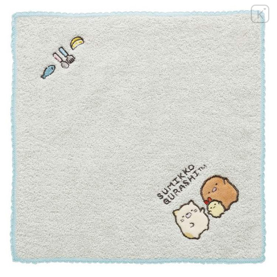 Japan San-x Mini Towel Handkerchief - Sumikko Gurashi : Sumikko's Favorite B - 1
