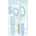 Japan San-X Scissors with Cap - Sumikko Gurashi : Go Go School Blue - 1
