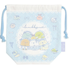 Japan San-X Drawstring Bag (M) - Sumikko Gurashi : Go Go School