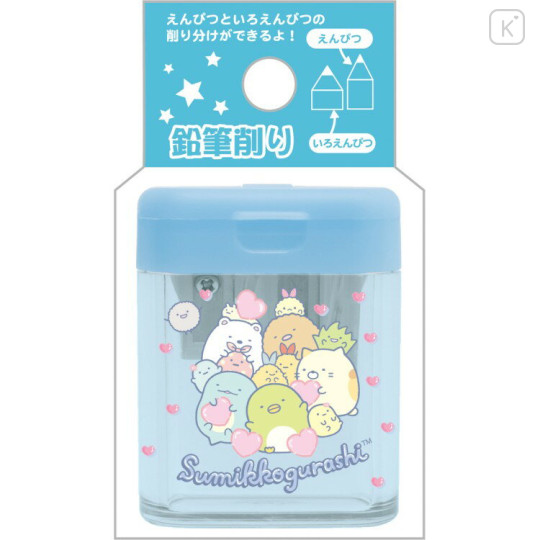 Japan San-X Pencil Sharpener - Sumikko Gurashi : Go Go School A - 1