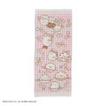 Japan San-X Jacquard Face Towel - Sumikko Gurashi : Playground Gingham Pink - 1