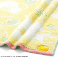 Japan San-X Jacquard Face Towel - Sumikko Gurashi : Fruit Vacation Yellow - 2