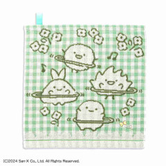 Japan San-X Loop Wash Towel - Sumikko Gurashi : Playground Gingham Green