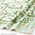 Japan San-X Loop Wash Towel - Sumikko Gurashi : Playground Gingham Green - 2
