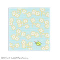 Japan San-X Gauze Towel Handkerchief - Sumikko Gurashi : Zassou Flower Blue - 1