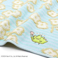 Japan San-X Gauze Towel Handkerchief - Sumikko Gurashi : Zassou Flower Blue - 2