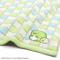 Japan San-X Gauze Towel Handkerchief - Sumikko Gurashi : Penguin? Grid - 2