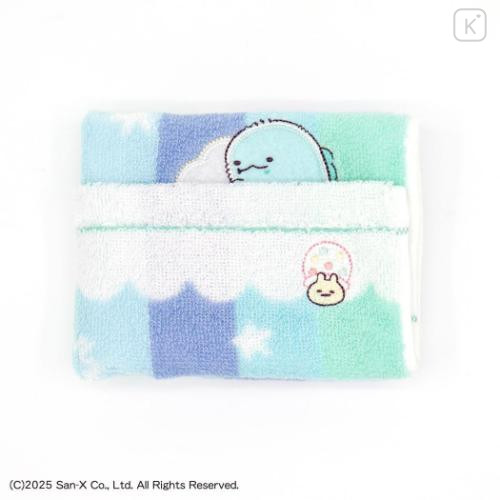 Japan San-X Mini Towel Handkerchief - Sumikko Gurashi : Tokage Baby Star - 4