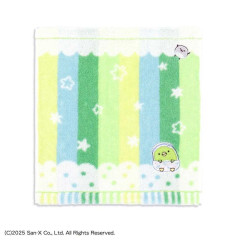 Japan San-X Mini Towel Handkerchief - Sumikko Gurashi : Penguin? Baby Star