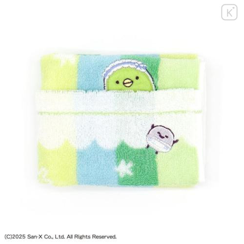 Japan San-X Mini Towel Handkerchief - Sumikko Gurashi : Penguin? Baby Star - 4