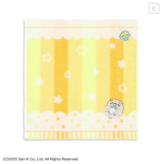 Japan San-X Mini Towel Handkerchief - Sumikko Gurashi : Neko Baby Star & Zassou - 1