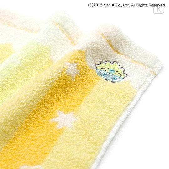 Japan San-X Mini Towel Handkerchief - Sumikko Gurashi : Neko Baby Star & Zassou - 3
