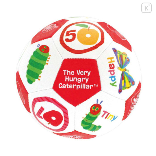 Japan The Very Hungry Caterpillar Fluffy Soccer Ball Toy - Picture Book Baby - 1