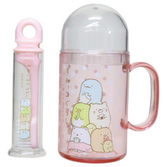 Japan San-X Toothbrush Set - Sumikko Gurashi : Pink