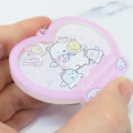 Japan San-X Shaka Shaka Acrylic Keychain - Sumikko Gurashi : Dreaming Idol Shirokuma Pink Heart - 2
