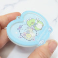 Japan San-X Shaka Shaka Acrylic Keychain - Sumikko Gurashi : Dreaming Idol Tokage & Penguin? Heart - 2