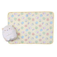 Japan San-X Cushion Blanket - Sumikko Gurashi : Neko Light Yellow