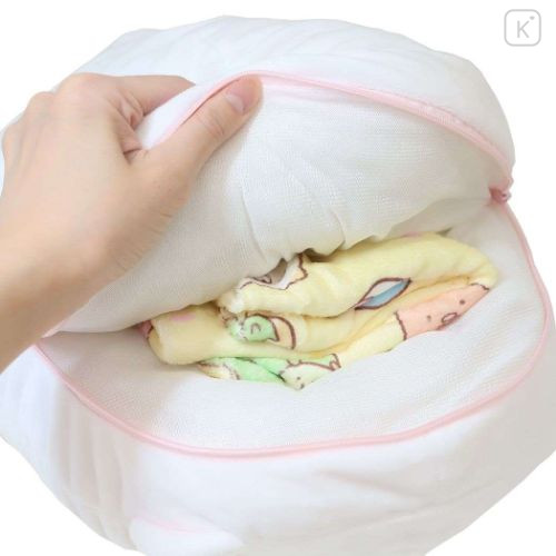 Japan San-X Cushion Blanket - Sumikko Gurashi : Shirokuma Light Yellow - 5