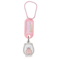 Japan San-X Acrylic Name Tag Keychain - Sumikko Gurashi : Shirokuma & Furoshiki - 1