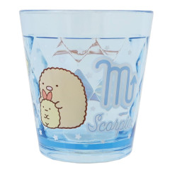 Japan San-X Acrylic Tumbler - Sumikko Gurashi : Tonkatsu Fried Pork & Ebifurai no Shippo Fried Shrimp Tail Scorpio Blue
