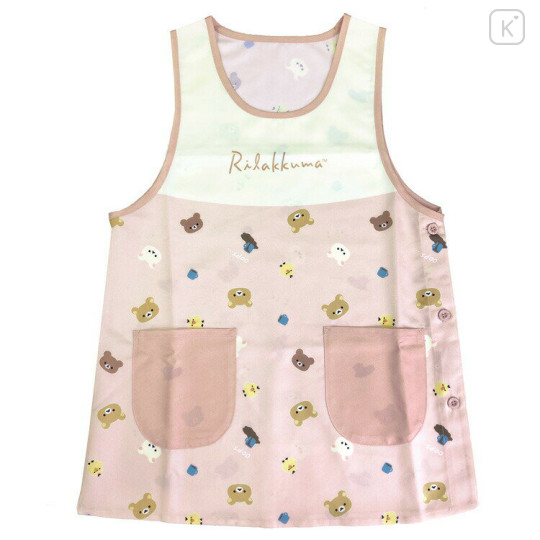 Japan San-X Apron - Rilakkuma : Light Pink Ivory - 1